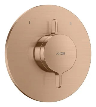 Hansgrohe Mischer Unterputz AXOR One für 2 Verbraucher brushed red gold, 48415310 48415310