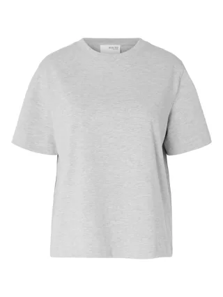 Selected - T-Shirt grau - Gr. - S