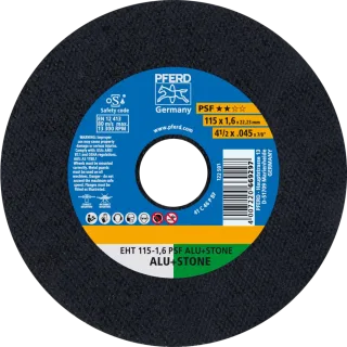 PFERD TOOLS Trennscheibe EHT gerade Universallinie PSF ALU+STONE für Alu/NE-Metall/Stein/PVC - 61818021