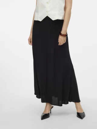 VERO MODA - VMALBA ANKLE SKIRT WVN NOOS black - Gr. - XS