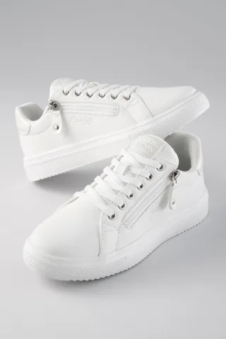 Aniston SHOES Sneaker Schnürschuh, Freizeitschuh mit Reißverschluss - NEUE KOLLEKTION