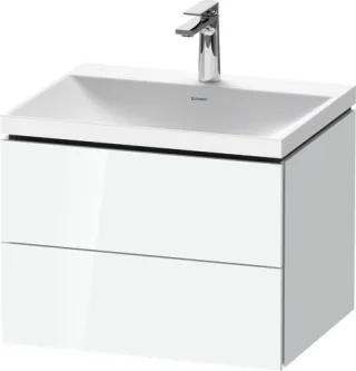Duravit L-Cube c-shaped Set wandhängend Weiß Hochglanz 600x480x480 mm - LC6950O85850000 LC6950O85850000