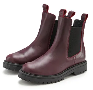 Elbsand Stiefelette "Chelseaboots, Schlupfstiefel, Bikerboots, Sommerstiefelette" aus Leder mit Stretch-Einsätzen