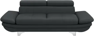 COTTA 2-Sitzer "Enterprise" Big-Sofa, mit Armteilverstellung & Kopfteilverstellung