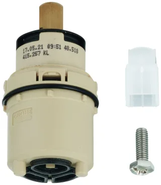 Grohe Kartusche 48518 für Einhandmischer 28mm mit Temperaturbegrenzer, 48518000 48518000
