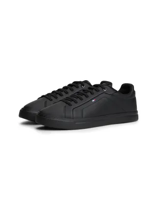 Tommy Hilfiger Sneaker "ICON COURT LIGHT ESS", Freizeitschuh, Halbschuh, Schnürschuh, weich gepolsterter Schaftrand