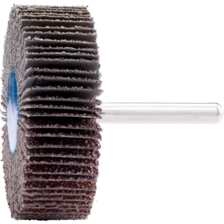 PFERD TOOLS Korund Fächerschleifer F Ø 60x20mm Schaft-Ø 6 mm A40 für Feinschliff und Finish - 47801077