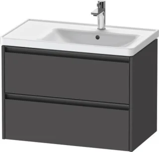 Duravit Ketho.2 Waschtischunterbau wandhängend Graphit Matt 784x455x549 mm - K25286049490000 K25286049490000