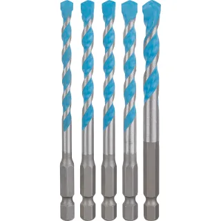 Bosch EXPERT HEX-9 MultiConstruction Bohrer-Set, 5-tlg., für Dreh- und Schlagbohrer - 2608900586