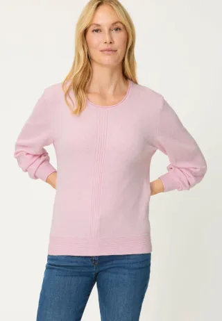 Olsen - Pullover Long Sleeves peony pink mel. - Gr. - 44