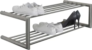 Spinder Design Schuhregal Edelmetall, Edelstahl