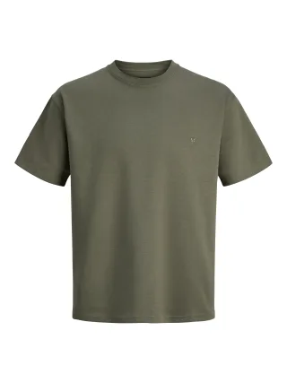 JACK&JONES - JPRBLAETHAN SS LOGO TEE SN Smokey Olive - Gr. - L