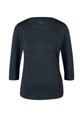 RIANI - Shirt m. Arm deep blue - Gr. - 36