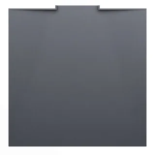 Laufen Duschwanne NIA 900x900x28 Marbond mit Wandablauf anthrazit, H2100310780001 H2100310780001
