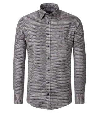 CASAMODA - Freizeithemd blau - Gr. - XXL