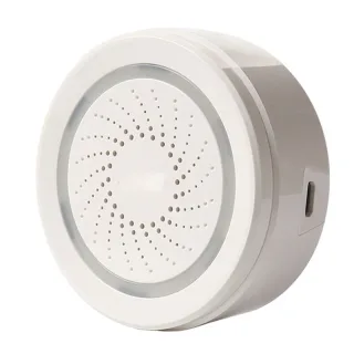MOES Tuya WiFi/ZigBee3.0 Smart Sound and Light Siren Sensor 90dB Smart Life Siren Home Security System Tuya Gateway Hub