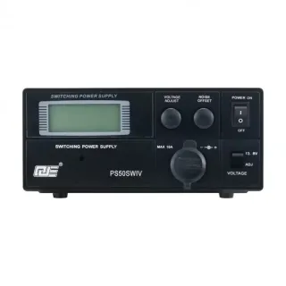 PS50SWIV DC Power Supply 50A High Current Adjustable 9-15V with LCD Display Short Circuit Protection Temperature Control