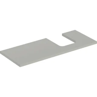 Geberit ONE Waschtisch-Platte, Ausschnitt rechts, für Aufsatzwaschtisch Schalenform 505315007