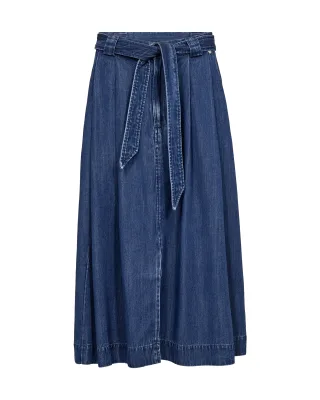 MOS MOSH - MMKoda Dinem Skirt dark blue - Gr. - 36