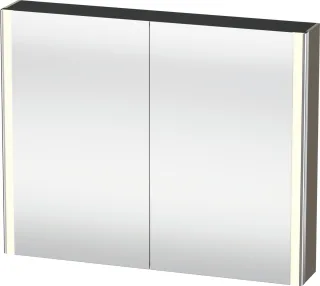 Duravit XSquare Spiegelschrank Flanell Grau 1000x155x800 mm - XS7113090901000 XS7113090901000