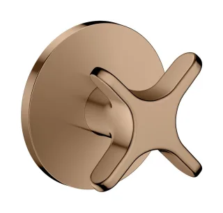 Hansgrohe Absperrventil Unterputz AXOR One mit Kreuzgriff polished red gold, 48771300 48771300