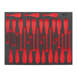 Milwaukee Ersatz-Einlage 3/3 für Tri-Lobe Schraubendreher, für Werkstattwagen 78 cm - 4932493668