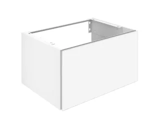 Keuco Waschtischunterschrank X-Line 1 Frt-Auszug anthrazit/Glas anthrazit, 650x400x490mm, 3315111000 33151110000