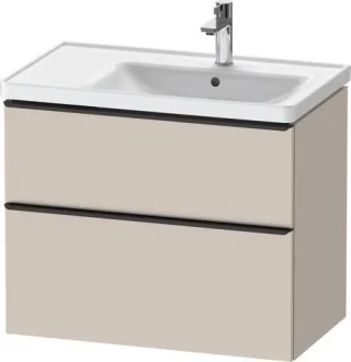 Duravit D-Neo Waschtischunterbau wandhängend Taupe Matt 784x452x625 mm - DE43580BD910000 DE43580BD910000