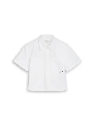 Denim Tom Tailor - Boxy Fit Bluse aus Baumwolle white - Gr. - S