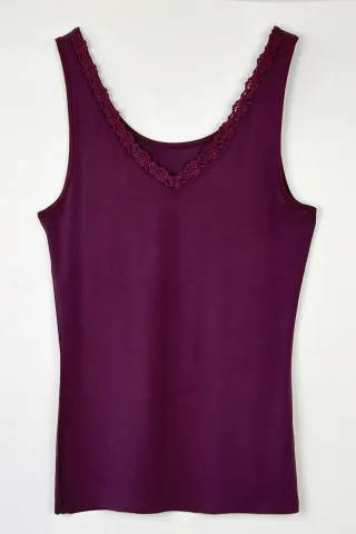Nina von C. - Shirt tinto rosso - Gr. - 42