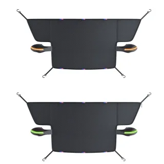 Winter Car Windshield Snow Cover Universal Fit All Season Protection Front Side Rearview Thickened Magnetic Anti Snow Ic