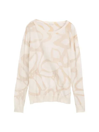 Tom Tailor - Strickpullover mit Muster inside printed flower design - Gr. - XXL