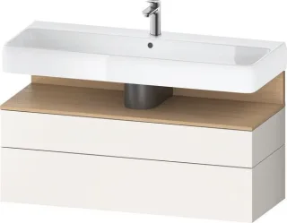 Duravit Qatego Waschtischunterbau wandhängend Weiß Supermatt 1190x470x590 mm - QA4396030840010 QA4396030840010