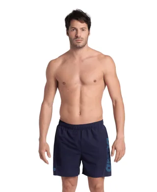 Arena Badeshorts "FUNDAMENTALS ARENA LOGO BOXER R" Schnelltrocknendes Material, elastischer Bund, flache Vorderseite