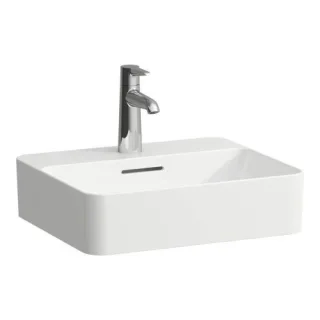 Laufen Val Waschtisch-Schale 81228.0, 1 Hahnloch ohne Überlauf  H812280A001111