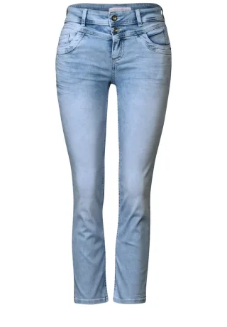 Street One - 7/8-Jeans im Casual Fit blau - Gr. - 28/26