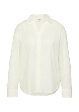 s.Oliver - Bluse creme - Gr. - 34