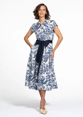 (THE MERCER) N.Y. - Kleid blue-white - Gr. - 36