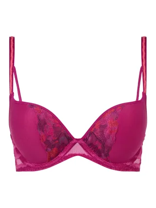 Chantelle Lingerie - Lily Extra Push Up-BH dark fuchsia multico - Gr. - 70D