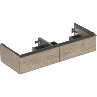 Geberit iCon Unterschrank für Doppel-Waschtisch, 2 Schubladen 502314JR1