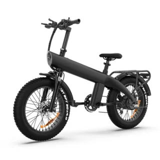[EU Direct] Q3 Electric Bike 48V 16AH Battery 1000W Motor Recommended Top Speed 25KM/H 20*4.0 Inch Tires 90-100KM Max Mi