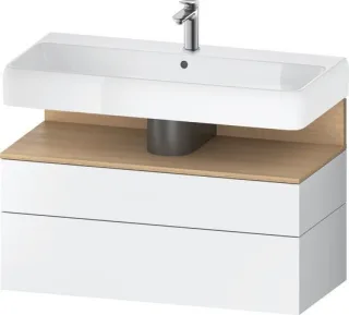 Duravit Qatego Waschtischunterbau wandhängend Weiß Matt 990x470x590 mm - QA4395030180000 QA4395030180000