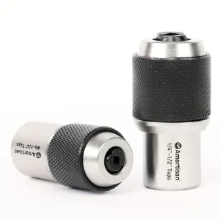 2PCS Adjustable Jaw Tap Set 3/8" Drive Premium Steel Fits Taps Reamers High-Quality Versatile Tool