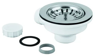 Grohe Ablaufgarnitur 42589_1 für Einbauspülen edelstahl, 42589SD1 42589SD1