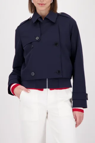 monari - Kurzer Trenchcoat marine - Gr. - 36