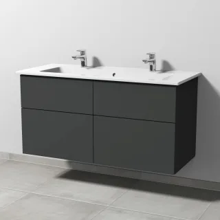 Sanipa 3way Keramik-Set Keramik-Waschtisch und Unterbau (SP329) SP3291B