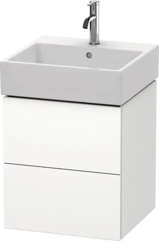 Duravit L-Cube Waschtischunterbau wandhängend Weiß Supermatt 484x459x544 mm - LC627408484 LC627408484