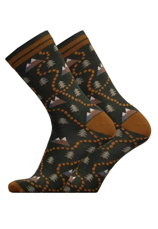 UphillSport Socken "PATH" 2 Stk. tlg. mit tollem Muster