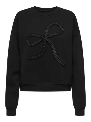 ONLY - ONLELISANNA O-NECK BOX SWT Black - Gr. - M