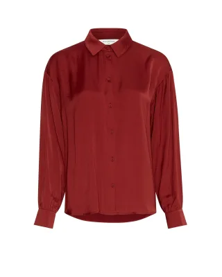 msch copenhagen - MSCHSandeline Maluca Shirt syrah - Gr. - S/M